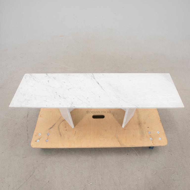 A lte 20th century marble coffee table.