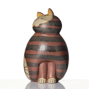 Lisa Larson, "Maxikatt", a stoneware sculpture of a cat, Gustavsberg, from the series "Stora Zoo".