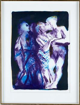 PETER DAHL, färglitografi, sign o numr 426/450. Dat -85.