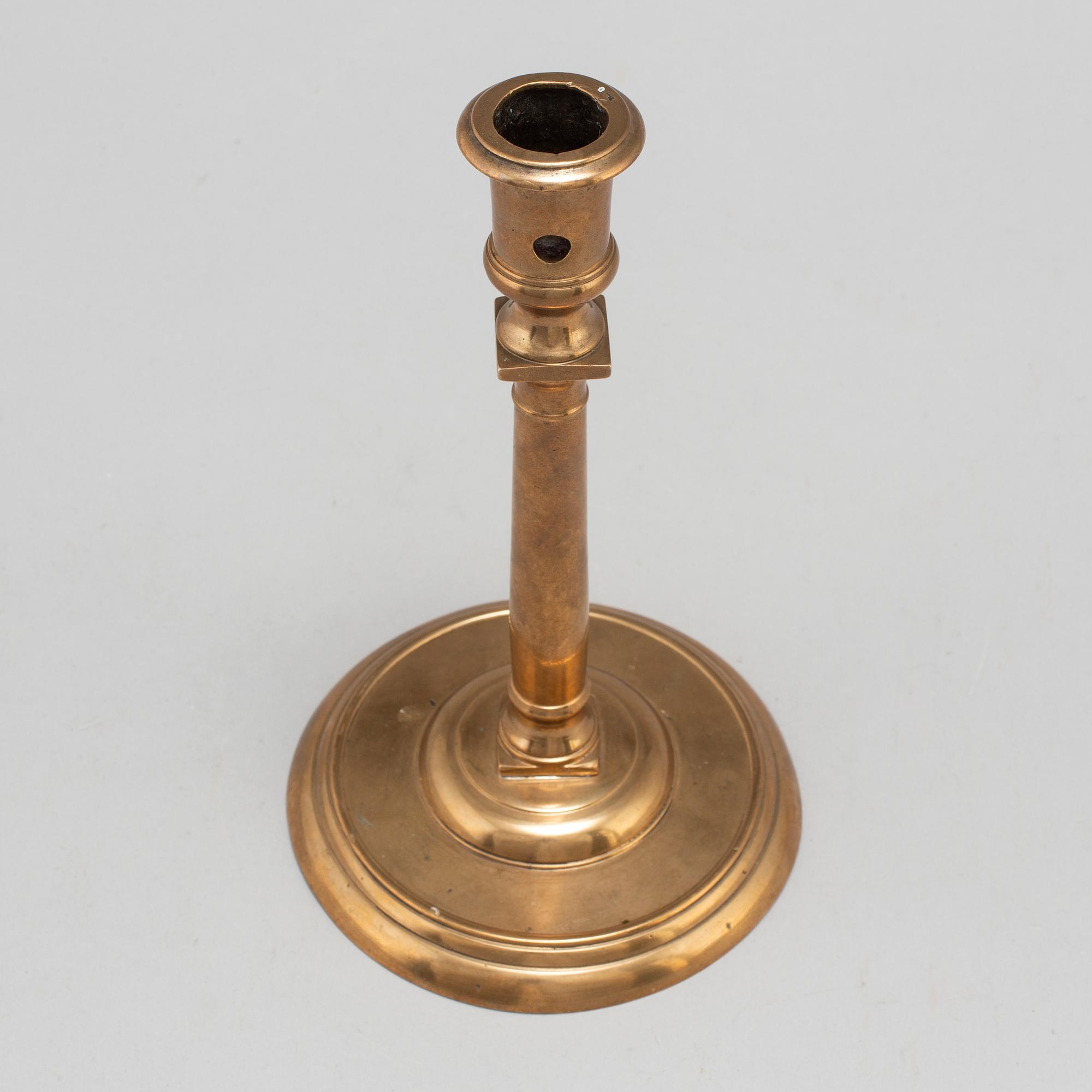 LJUSSTAKE, brons, 1500-tal.