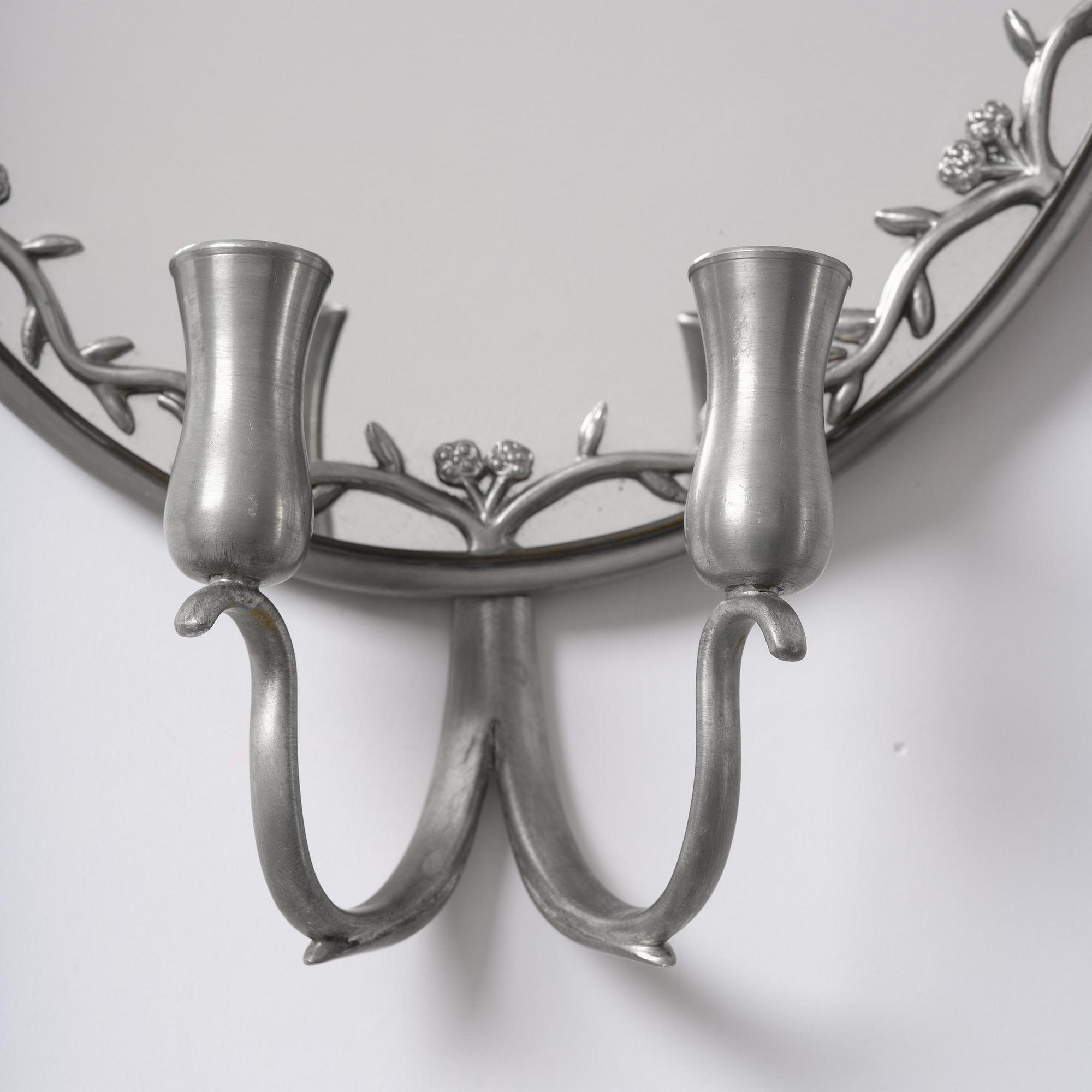 Firma Svenskt Tenn, spegellampett, tenn, modell "A 245", Stockholm, 1928.