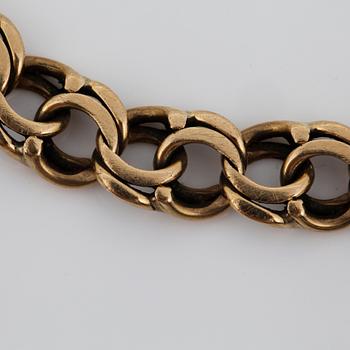 ARMBAND, guld 18K, stämplad BBG,1964. Vikt ca 17 gram.