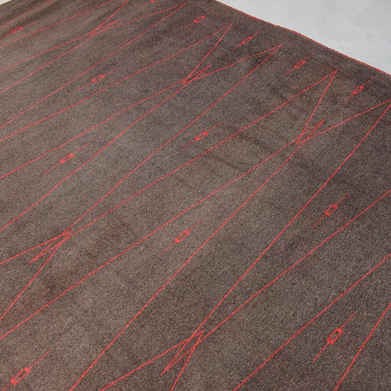 Aappo Härkönen, A 1960s flatware rug 'Trilli' manufacturer  Mattokutomo Oy, Finland. Circa 260x155 cm.