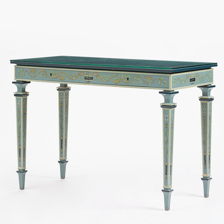 Carl Malmsten, a Swedish Grace console table, cabinetmaker Albin Johansson, Stockholm, for Villa Kvikkjokk, 1927.