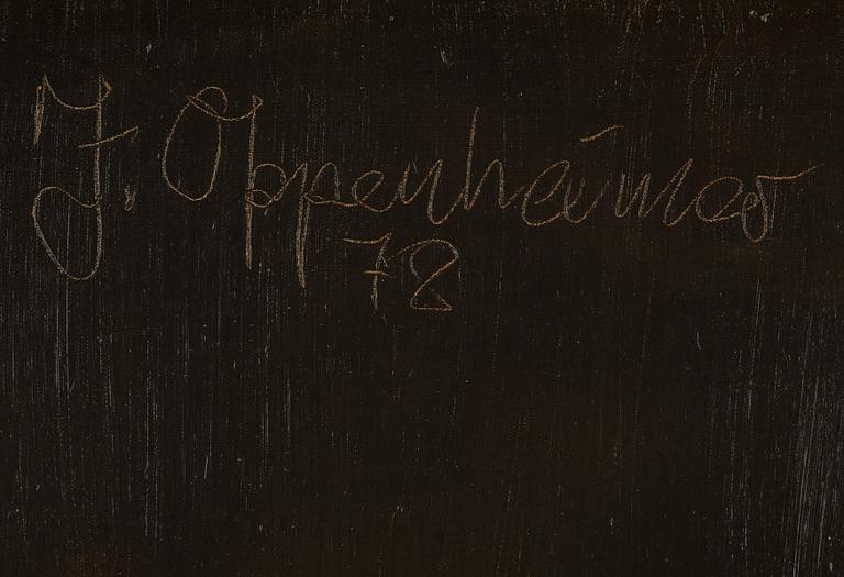 JOHNNY OPPENHEIMER, olja på duk, signerad och daterad -78.