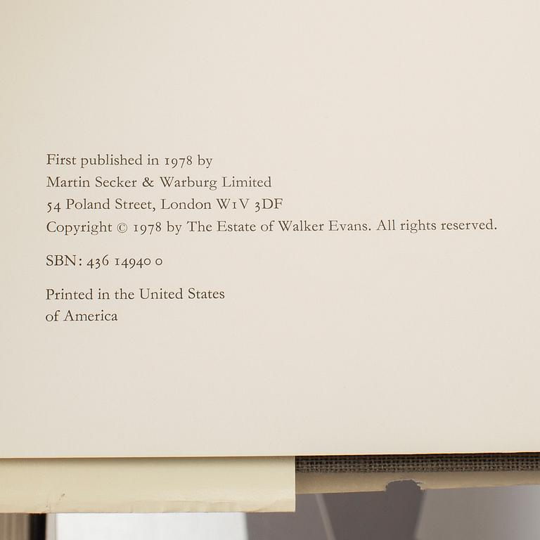 PHOTOBOOKS, 2, Walker Evans Michael A. Smith.