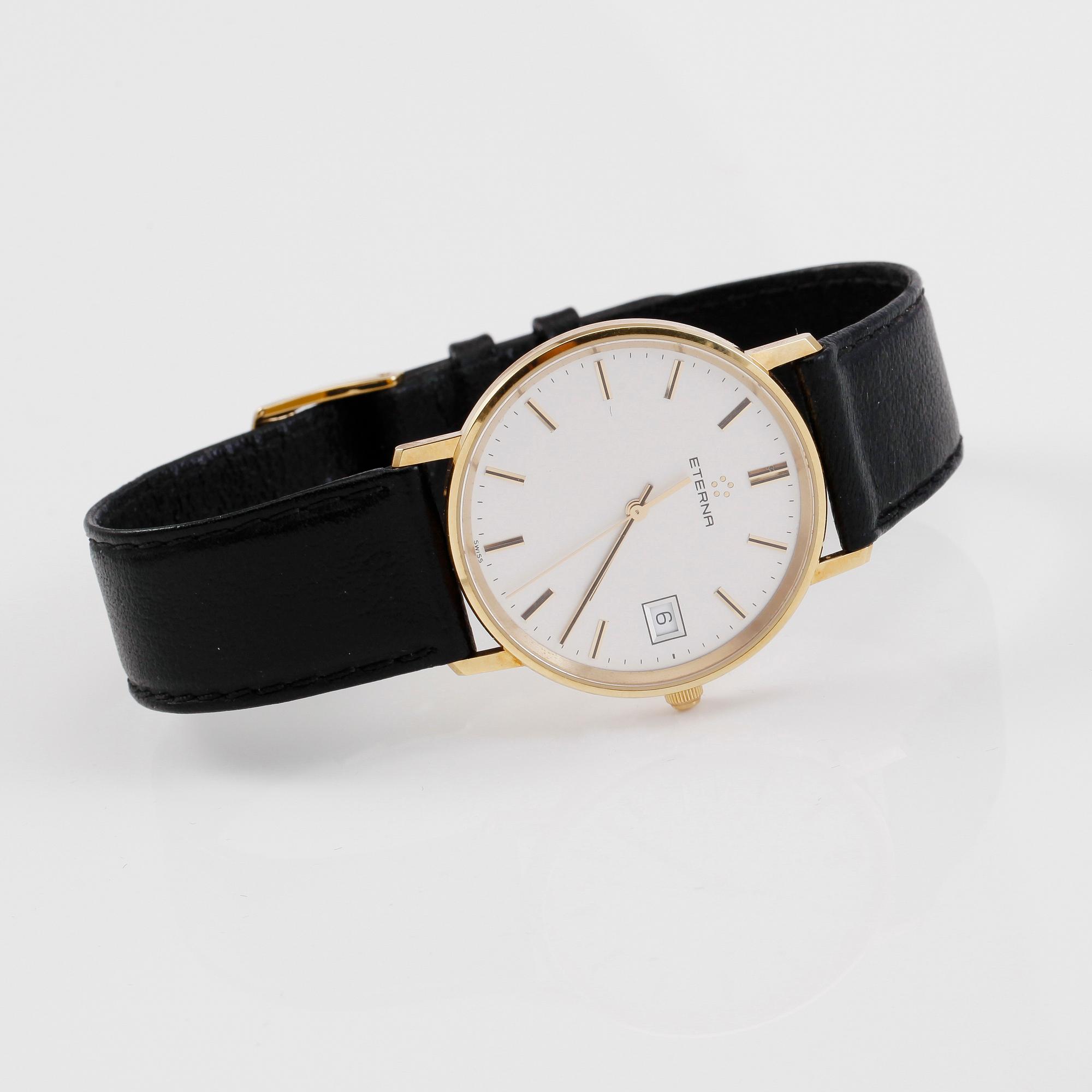 ARMBANDSUR, 18K guld, Eterna, 1995.