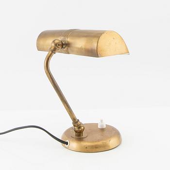 Skrivbordslampa 1900-talets första hälft.