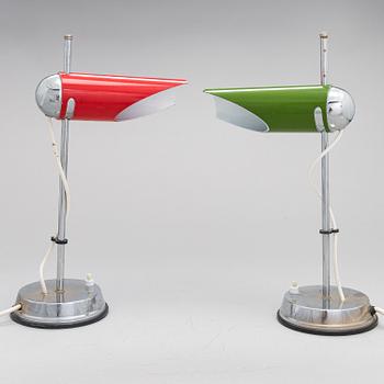 A pair of 1960's table lamps.