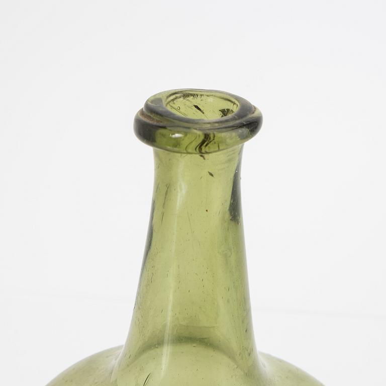 Flaska Skånska glasbruket 1700-tal.