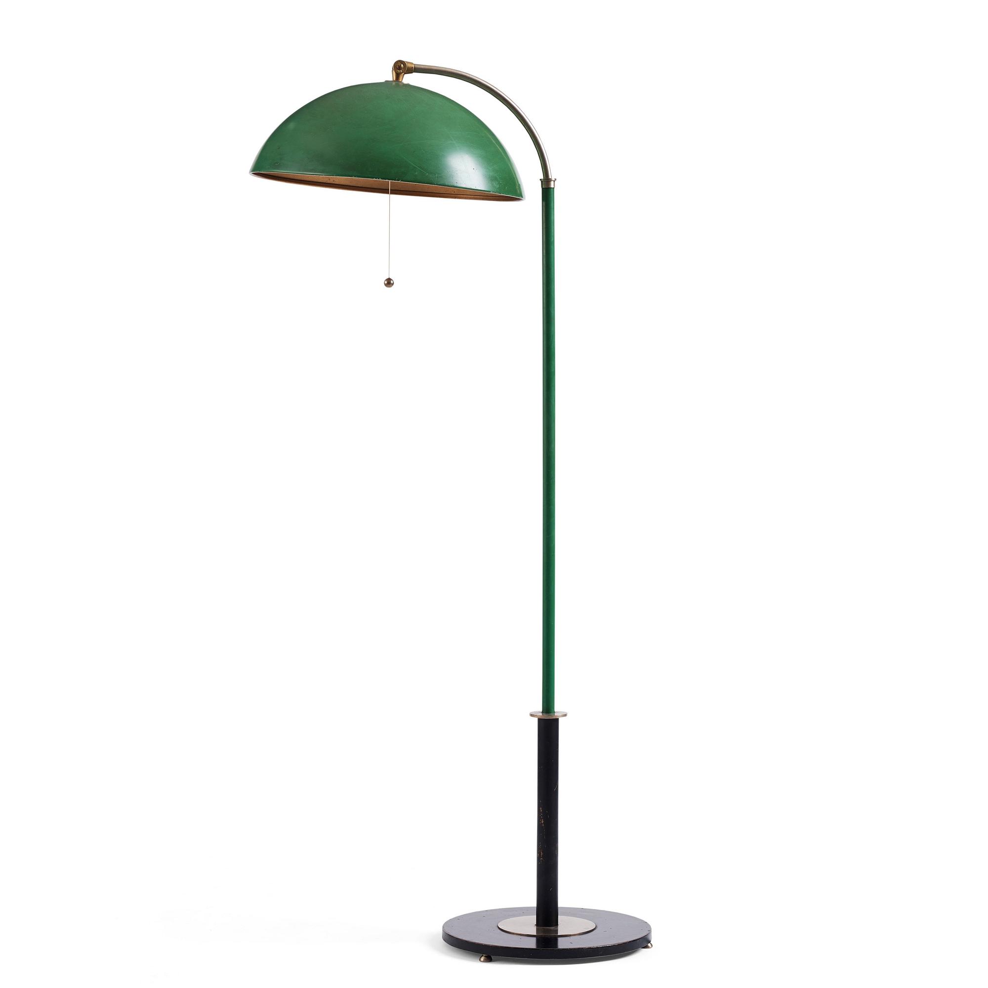 Harald Notini, golvlampa, modell "15084", Böhlmarks lampvarufabrik, Stockholm, 1930-tal.