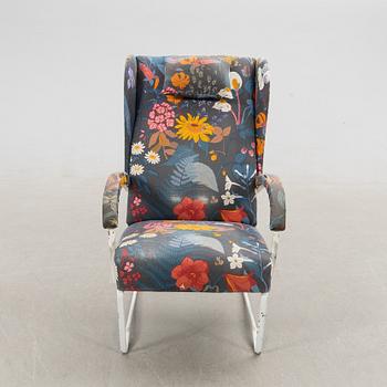 Fåtölj, "Öronlappsfåtölj modell Ö", Grythyttan, 1930-tal.