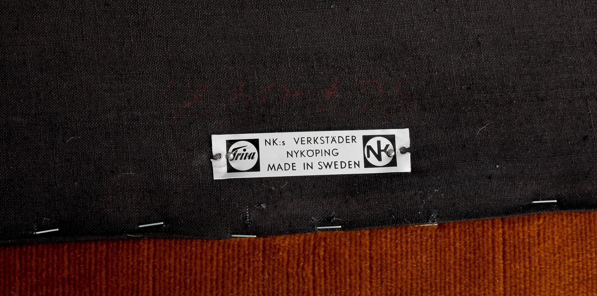 SOFFA, "Lilla paradiset", Kerstin Hörlin-Holmquist, ur NK:s Triva serie "Paradiset", formgiven 1958.