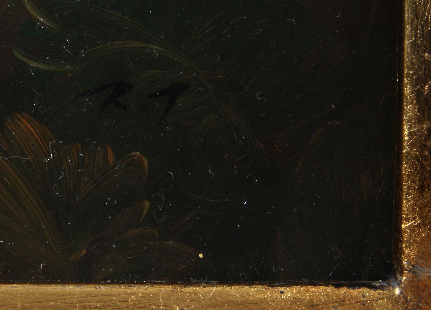 OKÄND KONSTNÄR, olja på pappannå, 1900/2000-tal.