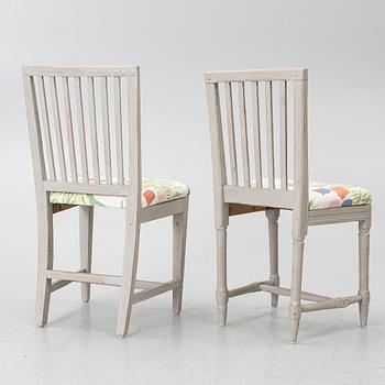 Chairs, 6, circa 1800.