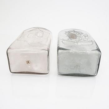 Karaffer 4 st 18/1900-tal.