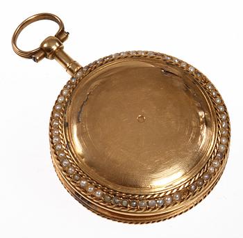 FICKUR, märkt Gudin, Paris, 1700-tal.