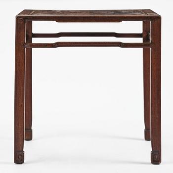 A hardwood table, Qing dynasty.