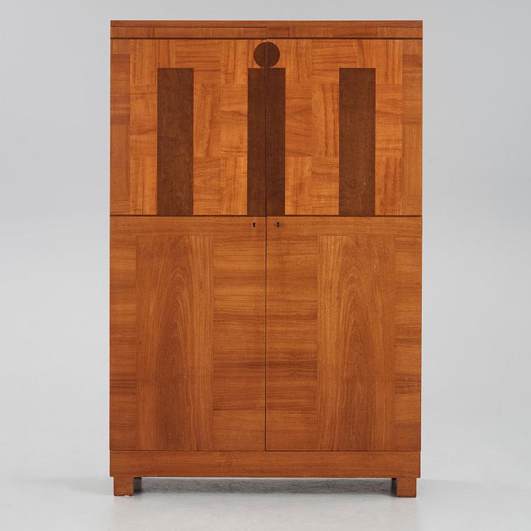 Carl Malmsten, a veneered cabinet, executed by Hjalmar Jackson, Stockholm 1935.