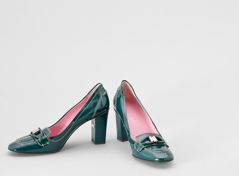 A pair of shoes by Celine.