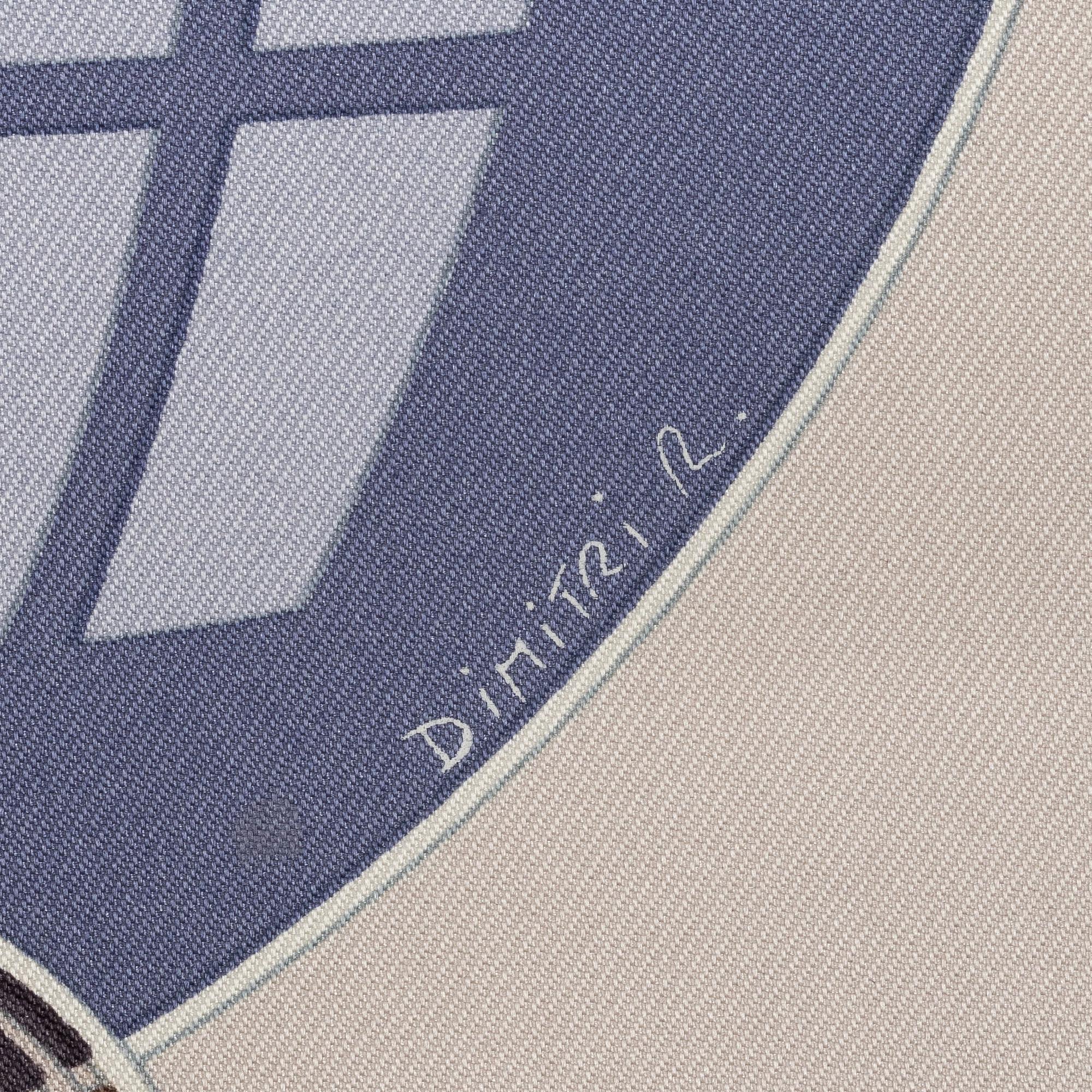 Hermès, scarf, "Bal de Bulles".