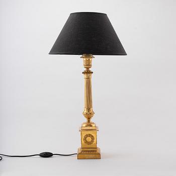 BORDSLAMPA, empirestil, 1800-talets andra hälft.