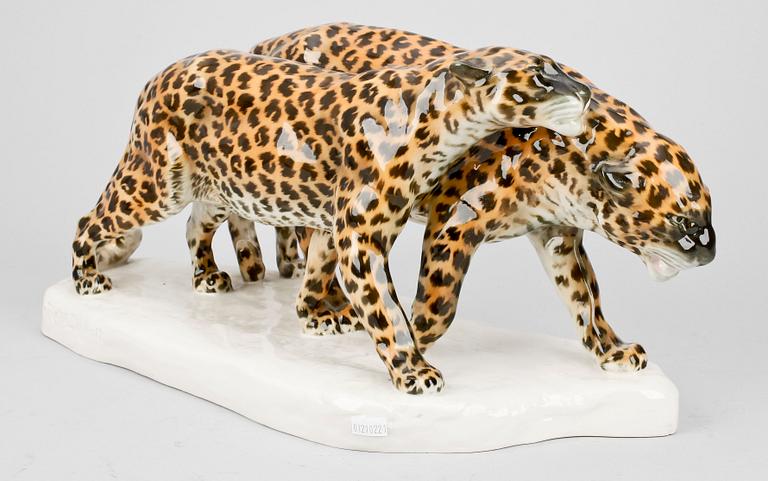 FIGURIN, porslin, Etha Richter, Schwarzburger Werkstätten für Porzellankunst, Dresden, signerad samt daterad 14.