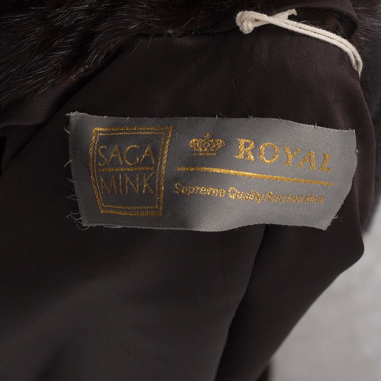 A SAGAMINK, coat, by Levinsky Design Copenhagen, in size 42.