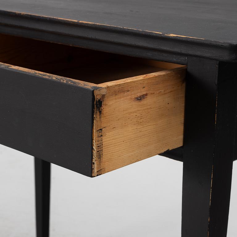 A Gustavian style writing desk, 20th century.