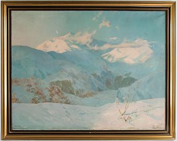 Julius Olsson, oil on canvas, signed.
