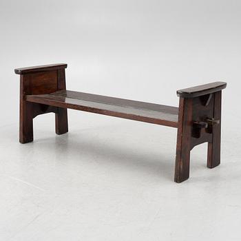 David Rosén, bench, "Berga", Nordiska Kompaniet, 1940s.