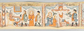 Bonadsmålning, tillskriven Per I Lusshult (Per Nilsson) (1741-1820).