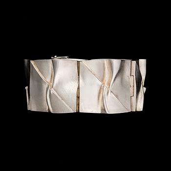 BJÖRN WECKSTRÖM, bracelet "Moonbridge", silver. Lapponia 1070.