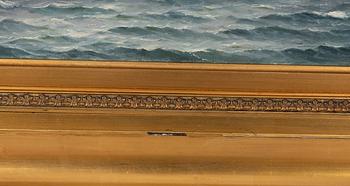 Vilhelm Victor Bille, Naval Battle (possibly the Battle of Heligoland).