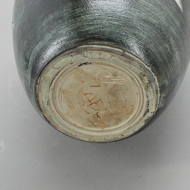 URNA, stengods, Anders Bruno Liljefors, Gustavsberg Studio 1952.