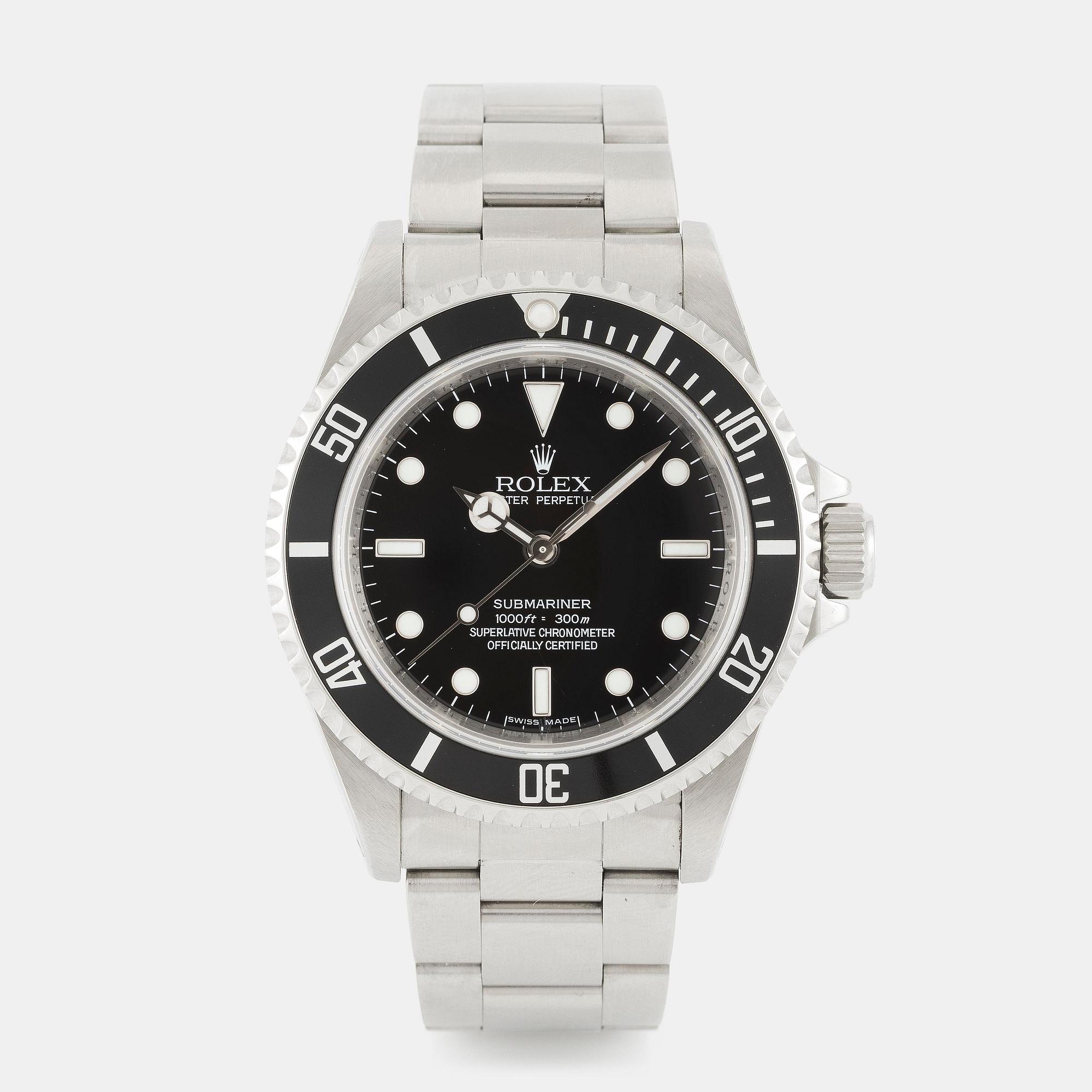 Rolex, Submariner, "Four Line, Rehaut", ca 2008.