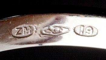 RING, 18K vitguld, diamanter tot. ca 0,75 ct, 2000-tal.