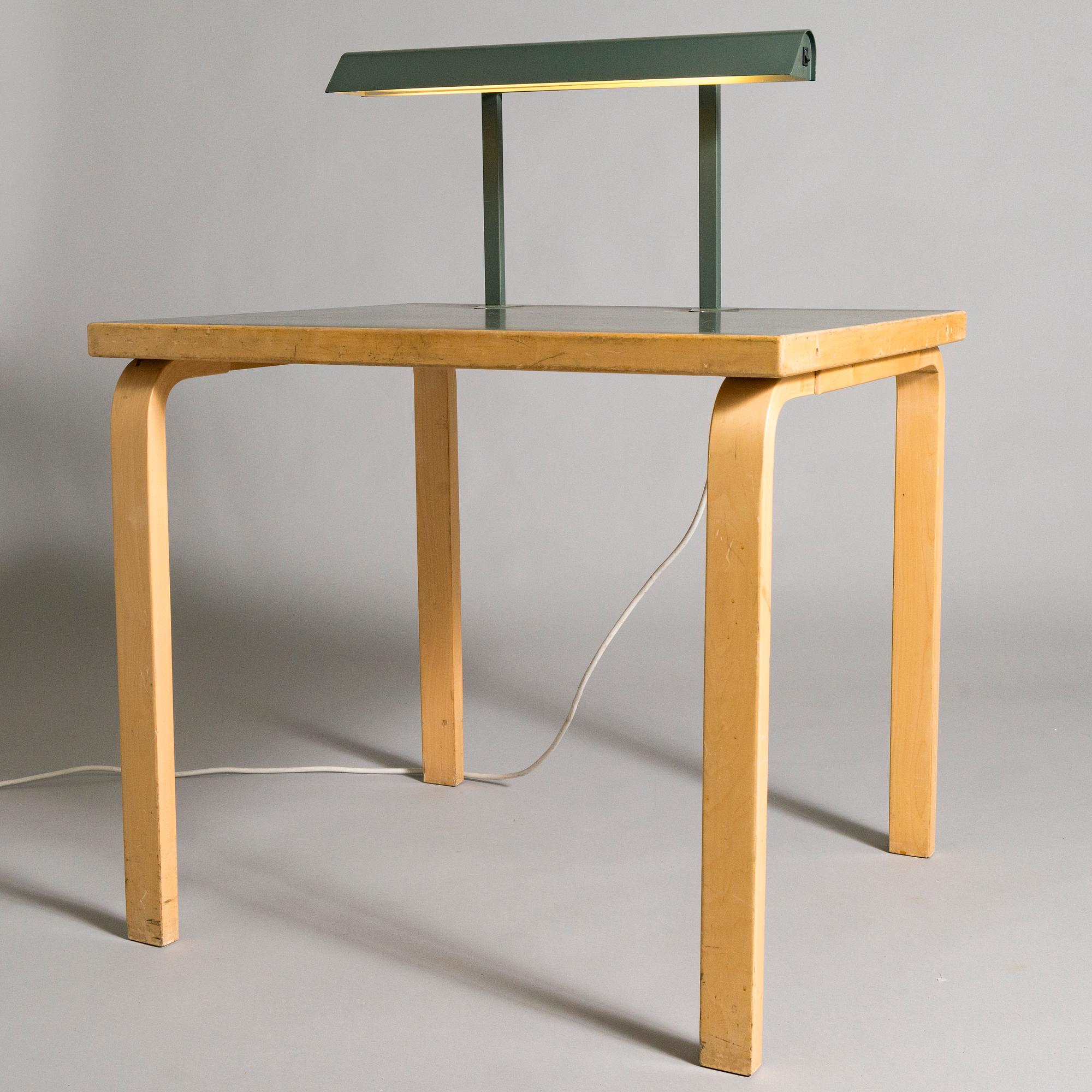 ALVAR AALTO, a 1960's library table / reading table for  O.Y. Huonekalu-ja Rakennustyötehdas A.B.