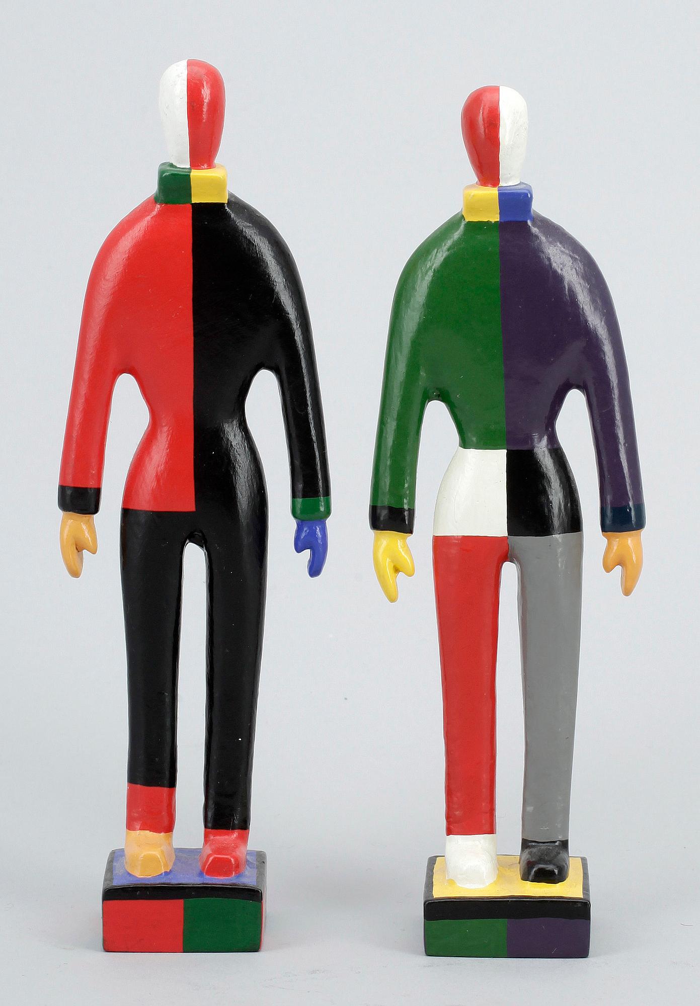 KAZIMIR MALEVITJ, efter, ett par, skulpturer, Guggenheim, SRGF, 1996.