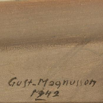 GUSTAF MAGNUSSON, oil on panel, signed and dated 1942.