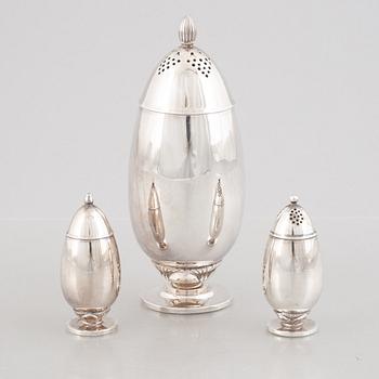Gundorph Albertus, ströare, 3 st ,"Cactus",  sterling silver, Georg Jensen, Danmark, 1933-44.