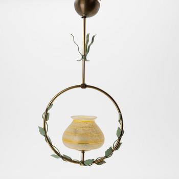 Ceiling lamp, Nybro Armaturfabrik, model 34, mid-20th century.