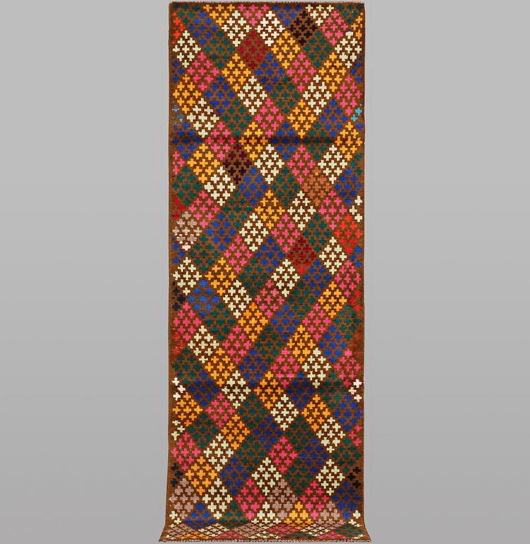 A carpet, Afghan, ca 288 x 83 cm.