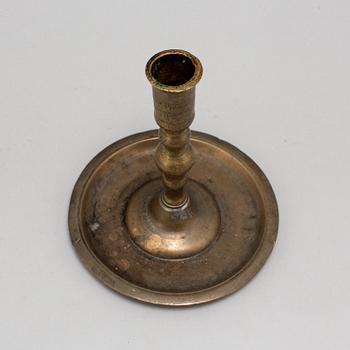 LJUSSTAKE, brons, 1600-tal.
