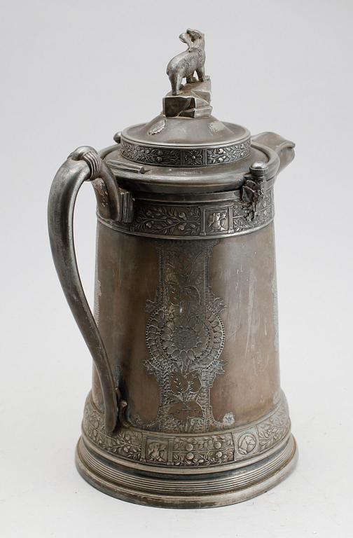 KANNA, pläter, Reed & Barton, 1800-talets andra hälft.