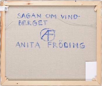 ANITA FRÖDING, olja på linneduk, monogramsignerad.