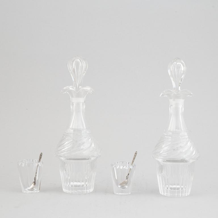 A Swedish late Gustavian cruet-set, mark of Pehr Zethelius, Stockholm 1799.