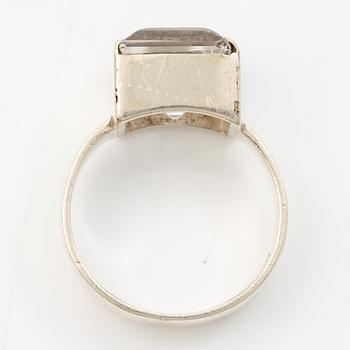 Wiwen Nilsson, ring silver with rock crystal.
