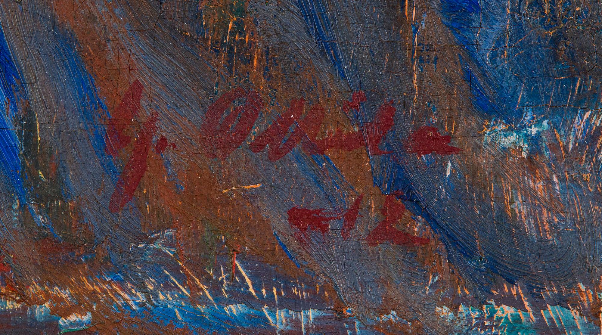 Yrjö Ollila, Kolme tyttöä aidalla.