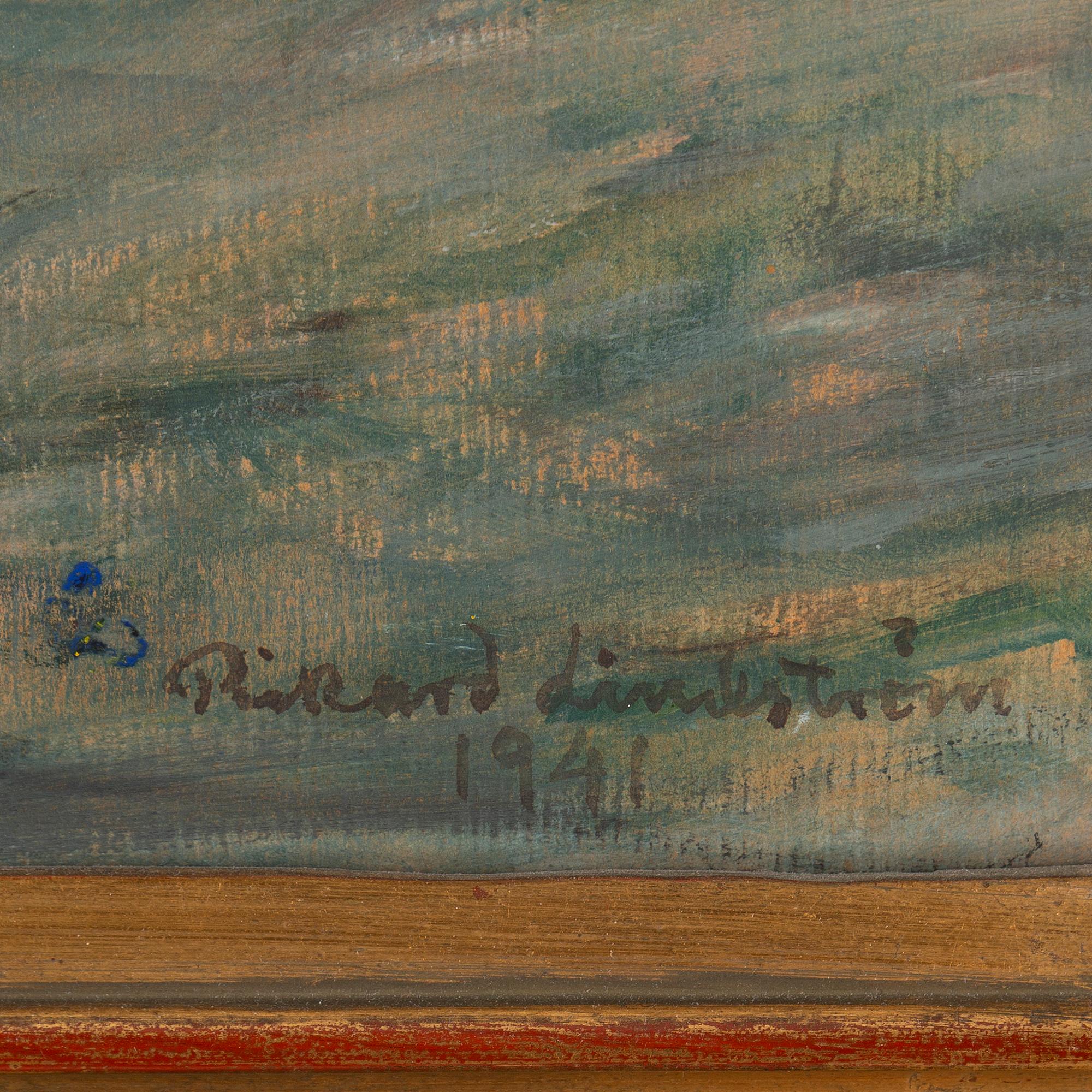 RIKARD LINDSTRÖM, mixed media signed and dated 1941.
